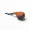 Pipa Floppypipe Castello Le Dune Carlo Scotti shape Tomato con finitura Old Sea Rock e cannello scolpito a mano