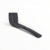 Floppypipe Castello Old Antiquari KKKK, large semi-bent billiard pipe with oval shank and black methacrylate stem with white dot.