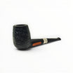Pipa Floppypipe Castello Old Antiquari Kino 2026 billiard sabbiata nera con ghiera in argento massiccio incisa