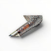 Pipa Floppypipe Castello Sea Rock in radica rusticata con numero di serie 53 su 100 e ghiera in argento massiccio
