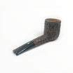Pipa Floppypipe Castello Sea Rock Briar KKKK shape 33 Canadian in radica rustica scura con bocchino in ebanite nero