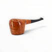 Floppypipe Pipa Castello Shape 55 Collection KK occhio di pernice, in radica arancio con bocchino in metacrilato nero.