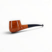 Floppypipe Pipa Castello Shape 55 Collection KK occhio di pernice, smooth finish, orange briar wood with black methacrylate stem.