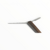Curapipe Floppypipe Brebbia in legno di palissandro e acciaio inox con tre strumenti a scomparsa aperti