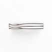 Curapipe Floppypipe in metallo cromato lucido con pigino, paletta e ago, design ergonomico e moderno