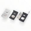 Tagliasigari multifunzione Floppypipe Lubinski 3 in 1 con lame in acciaio per tagli S, V e Punch in argento e nero.