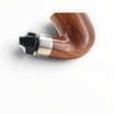 Pipa Floppypipe Mastro de Paja Bent Billiard del 1978 in radica liscia con ghiera in argento e punzone 1 Sole