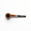 Floppypipe Pipa Paronelli 80th Anniversary limited edition pipe, clear sandblasted briar bowl, silver band, and horn stem.