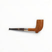 Floppypipe Pipa Paronelli 80th Anniversary limited edition pipe, natural light briar sandblasted bowl, horn stem, silver band. Stand up design.