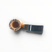 Floppypipe Pipa Paronelli pocket pipe in briar with smooth finish and black methacrylate rotating mouthpiece.