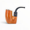 Floppypipe Pipa Paronelli Pocket Liscia Tascabile Richiudibile Stand Up, a smooth briar pipe with a black methacrylate mouthpiece and a unique rotating design.