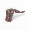 Pipa Paronelli Tulipan Sabbiata in radica con finitura sabbiata scura e bocchino lungo Churchwarden, 100% Hand Made in Italy.