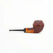 Floppypipe Pipa Pascucci Sabbiata Bulldog, sandblasted briar pipe with a diamond shank and black acrylic stem.