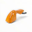 Floppypipe Pipa Pascucci Freehand PIII P3, natural briar wood, sitter design, black methacrylate stem.