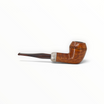 Pipa Floppypipe Peterson Kapp Royal XL13 Bent Bulldog in radica liscia con vera in argento 925 e bocchino Cumberland