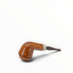 Pipa Floppypipe Peterson Kapp Royal XL13 Bent Bulldog in radica liscia con vera in argento 925 e bocchino Cumberland