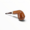 Pipa Floppypipe Peterson Kapp Royal XL13 Bent Bulldog in radica liscia con vera in argento 925 e bocchino Cumberland
