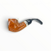 Pipa Floppypipe Peterson Silver Cup XL02 in radica liscia con vera in argento e bocchino in ebanite nera