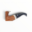 Pipa Floppypipe Peterson Silver Cup X220 in radica liscia con vera in argento e bocchino in ebanite nera