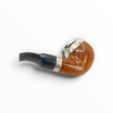 Pipa Floppypipe Peterson Silver Cup XL02 in radica liscia con coperchio antivento in argento e bocchino in ebanite