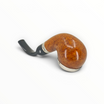 Pipa Floppypipe Peterson Silver Cup XL02 Bent Apple in radica liscia con coperchio antivento in argento e bocchino