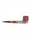 Floppypipe Pipa Pascucci Canadese sabbiata a contrasto, radica bordeaux sabbiata e liscia, inserto ambra, bocchino nero.