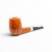 Pipa Floppypipe Castello Kino 2026 billiard liscia in radica con ghiera in argento massiccio incisa