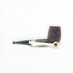 Pipa Floppypipe Castello Old Antiquari Kino 2026 sabbiata billiard con ghiera in argento e poggiapipe