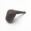 Pipa Floppypipe Castello Sea Rock Briar KKKK shape 33 Canadian in radica scura rusticata con bocchino in ebanite nero