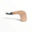 Pipa Floppypipe Primitive Chimney semi curva in radica naturale sabbiata con bocchino in metacrilato nero