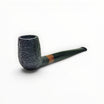 Pipa Floppypipe Chimney in radica sabbiata nera con bocchino in metacrilato, ideale per principianti, senza filtro.