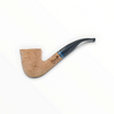 Pipa Floppypipe Primitive Dublin sabbiata in radica naturale con bocchino in metacrilato nero e filtro da 9 mm