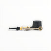 Pipa Iafisco 2025 Straight Pot con fornello sabbiato nero, cannello in bamboo naturale e bocchino Floppypipe in ebanite