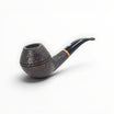 Pipa Floppypipe Il Ceppo Bent Rhodesian Gr. 1 in radica sabbiata scura con bocchino in metacrilato nero e filtro 9mm.