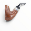 Pipa Floppypipe Mastro de Paja Bent Billiard del 1978 in radica liscia con ghiera in argento 925 e bocchino nero
