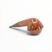 Floppypipe Pipa Pascucci P2 Bulldog liscia in radica con venature a occhio di pernice e cannello a diamante.