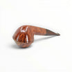 Floppypipe Pipa Pascucci P2 Bulldog liscia in radica con venature a occhio di pernice e bocchino in cumberland
