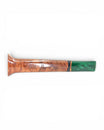Floppypipe Pipa Pascucci Canadese Liscia P2, pipa in radica liscia con bocchino verde smeraldo marmorizzato, fatta a mano in Italia.