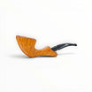 Floppypipe Pipa Pascucci Freehand PIII (P3) in radica naturale con bocchino in metacrilato nero. Design sitter.