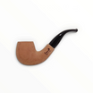 Pipa Floppypipe Primitive Bent Apple in radica naturale liscia con bocchino in metacrilato nero e filtro da 9mm