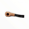 Pipa Floppypipe Primitive Bent Apple in radica naturale liscia con bocchino in metacrilato nero e filtro da 9mm