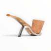 Pipa Savinelli Dune Naturale 920 KS in radica chiara con finitura ondulata e bocchino in metacrilato Floppypipe