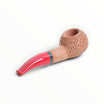 Pipa Floppypipe Savinelli Fragola 320 KS in radica rustica chiara con bocchino rosso e veretta verde