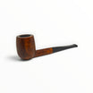 Pipa Savinelli Giubileo d'Oro 128 Billiard liscia in radica naturale con bocchino nero Floppypipe