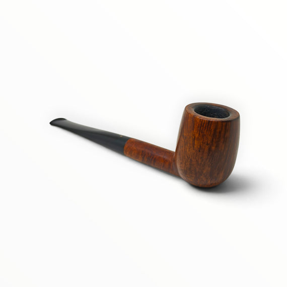 Pipa Savinelli Giubileo d'Oro usata, shape 128 Billiard in radica liscia con bocchino in metacrilato Floppypipe