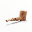 Pipa Savinelli Granola 311 KS stand-up in radica naturale rusticata con bocchino in metacrilato variegato Floppypipe
