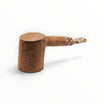 Pipa Savinelli Granola 311 KS stand-up in radica naturale rusticata con bocchino in metacrilato variegato Floppypipe