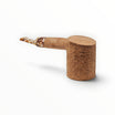 Pipa Floppypipe Savinelli Granola 311 KS naturale rusticata con bocchino in metacrilato variegato effetto cereali