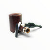 Pipa Floppypipe Savinelli Marte 311 KS liscia bordeaux con vera in rame e alluminio, bocchino nero e filtro in balsa