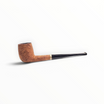 Pipa Floppypipe Savinelli Petite Rusticata Naturale Billiard 105 in radica con finitura rustica e bocchino nero